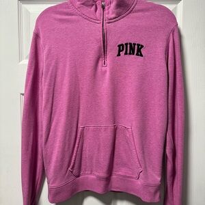 Hot Pink PINK Victorias Secret Quarter Zip